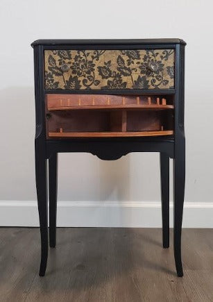 Antique Sewing Notions Cabinet