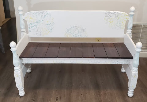 Charming Bench from a head/foot board