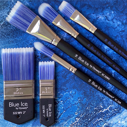 Blue Ice Paint Brushes at Zacs4you