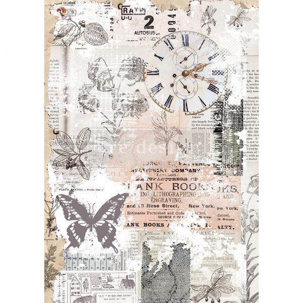 Herb's memory - Decoupage Rice Paper - 11.5"x16.25" FREE SHIPPING