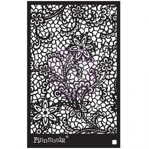 Floral Net - Stencil 6"x9"